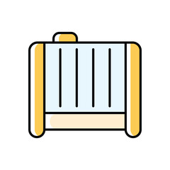 Car Radiator Icon vector stock illustration