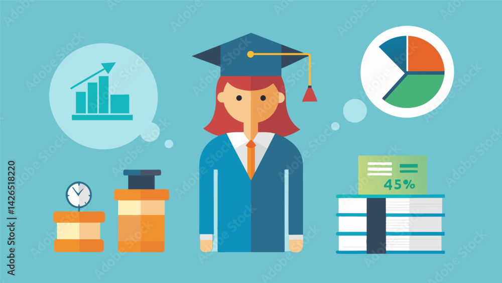 Poster a comparative chart displaying the impact of student debt on different professions or fields of stud