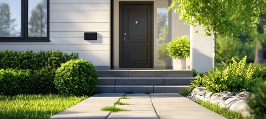 A banner featuring a premium smart notebook with copyspace on the bottom, with a clean and creative workspace background 