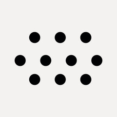 Black dots clip art vector