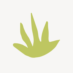 Doodle grass illustration vector