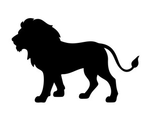 lion silhouette vector