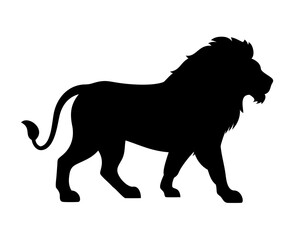 lion silhouette vector