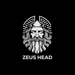 Zeus Thunderbolt Esport gaming mascot logo template Vector