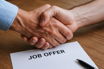 job offer signifies great opportunity for growth and success, especially during times of depression