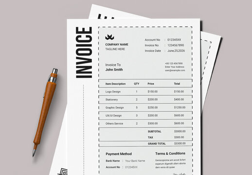 Invoice Template Layout