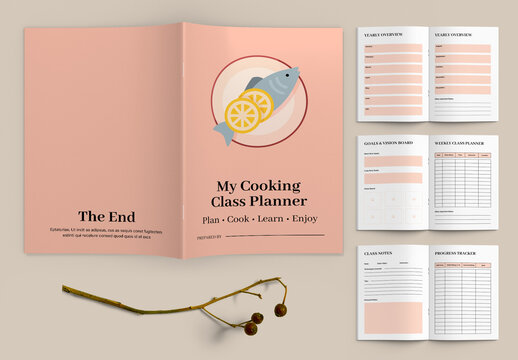 Cooking Class Planner Template for Organized Learning