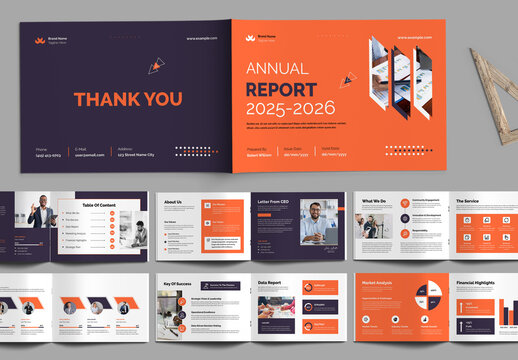 Annual Report Brochure Template