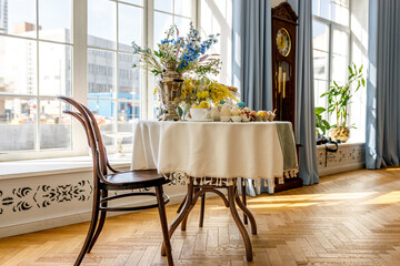 Happy Easter. Easter egg decorations.