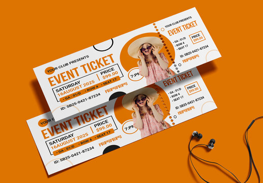 Clean Event Ticket