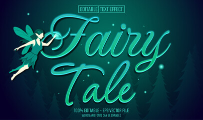 fairy tale editable text effect