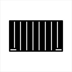 Export Import. Container Icon. Shipping Symbol for Design Elements, Websites, Presentation and Application -  Vector.