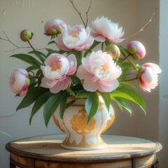 Obraz premium bouquet of pink roses