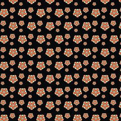 seamless background with flowers