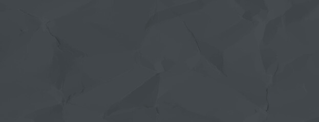 Dark gray background with a textured, crumpled paper style. The gray background adds depth with its subtle folds and shadows. Minimal crumple paper texture vector background