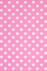 Bright pink polka dot texture background © Karen Roach