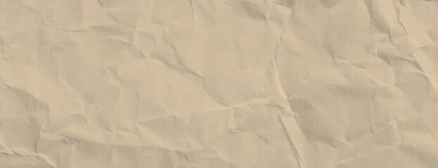 Beige background with a crumpled paper texture. The background is beige, giving a rustic and textured appearance. Paper texture background vector. Beige background.