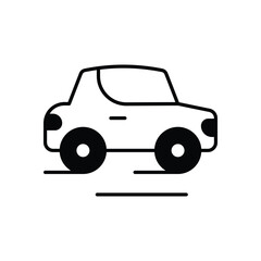 Car Icon vector stock illustration