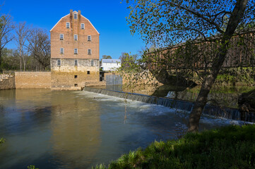 Bollinger Mill and Burfordville covered bridge in southern Missouri