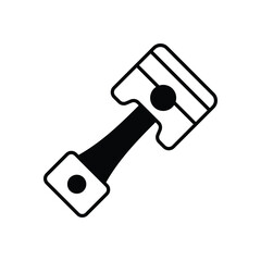Car Piston Icon vector stock illustration
