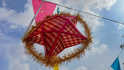 Festive a traditional khmer new year lantern