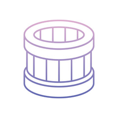 Car Filter Icon vector stock illustration