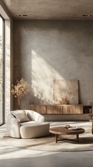 Modern Minimalist Living Room Interior Design