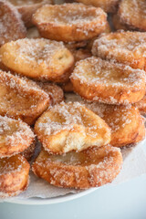 homemade torrijas recipe typical spanish dessert during easter with bread and sugar