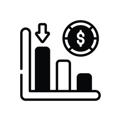 Losses  Icon vector stock illustration