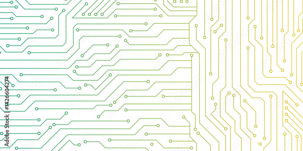 Poster abstract circuit board background or modern technology. vector editable