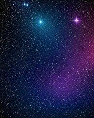 Obraz premium Cosmic Nebula Vibrant Stars and Galactic Dust in Deep Space