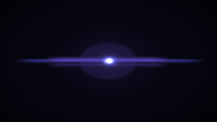 Blue Light Beam Centralized in Dark Background Image