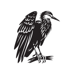 Minimalist Black Kite Silhouette - Black Kite Vector - Black Kite Illustration - Black and White Black Kite Design.