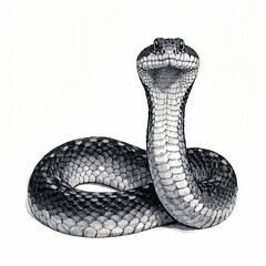 Brushstroke constrictor boa constrictor isolated watercolor vector illustration svg 