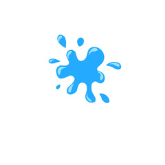 Cartoon Teardrop And Pudle