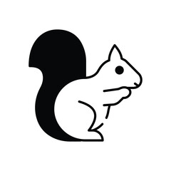 Squirrel  Vector icon