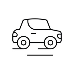 Car Icon vector stock illustration