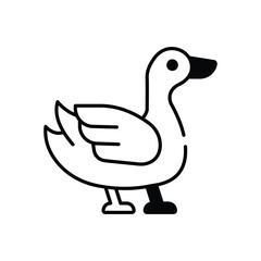 Duck  Vector icon