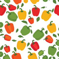 Colorful Pepper Seamless Pattern