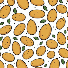 Potato Seamless Pattern