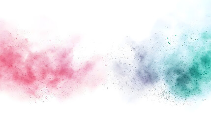 Fototapeta premium of pink, lavender, and teal, blending into a soft, dreamy gradient with a touch of random abstract patterns 