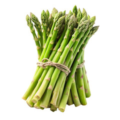 Asparagus isolated on white background