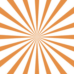 Colorable Sunburst With Transparent Background