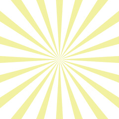 Colorable Sunburst With Transparent Background