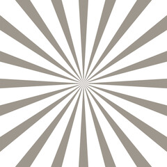 Colorable Sunburst With Transparent Background
