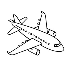 airplane icon, airplane vector illustration-simple illustration of airplane, perfect for airplane logos and icons