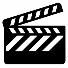 create a clean black and white silhouette icon of