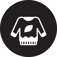 sweater glyph icon