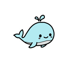 funny fish cartoon illustration