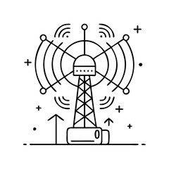 antenna icon, antenna vector illustration-simple illustration of antenna, perfect for antenna logos and icons